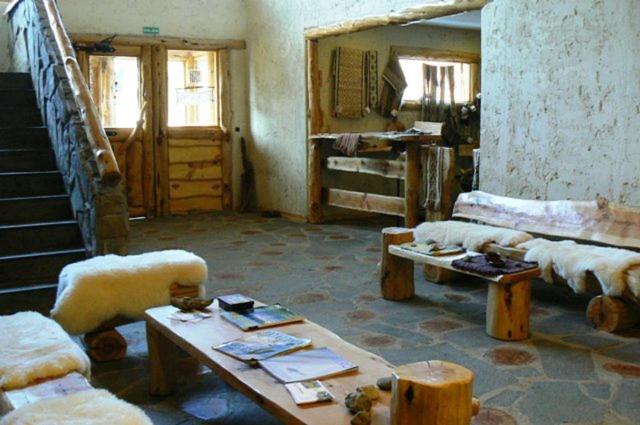 Recepción del lodge